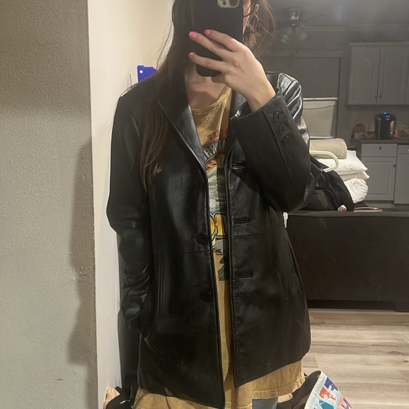 Vintage Worthington Leather Blazer - Picture 12 of 12